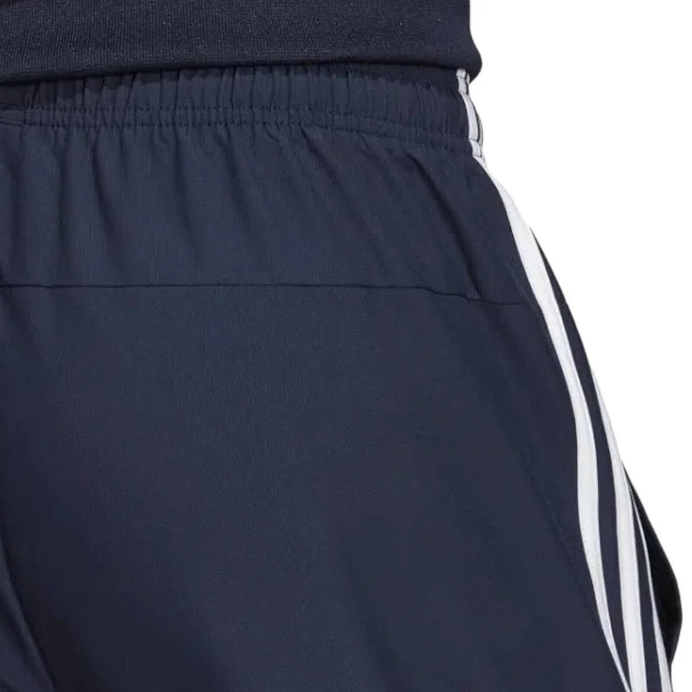 Adidas‎ Mens Essentials 3-Stripe Tapered Joggers Navy Blue DQ3075